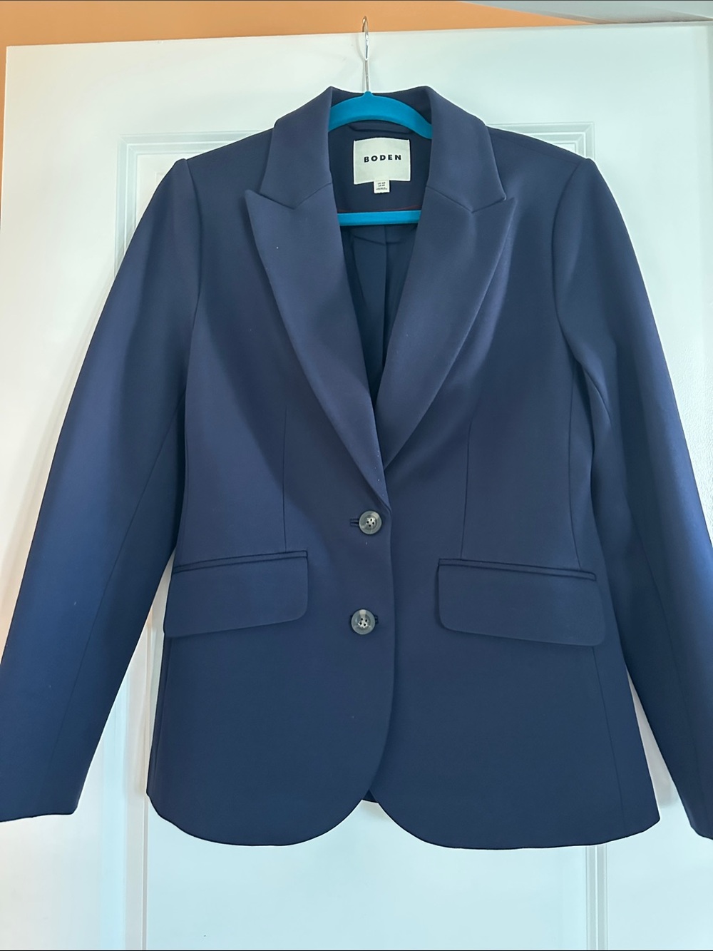 Boden Navy Tailored Blazer size 8